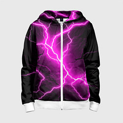 Детская толстовка на молнии The color is pink and black