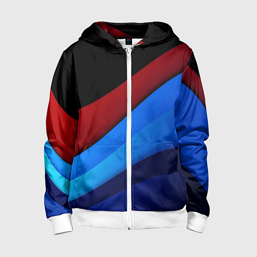 Детская толстовка на молнии Multicoloured / 3D-Белый – фото 1