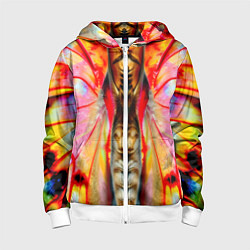 Детская толстовка на молнии Разворот бабочки