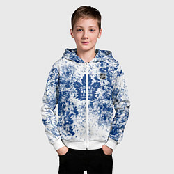 Толстовка на молнии детская Toronto Maple Leafs NHL white, цвет: 3D-белый — фото 2