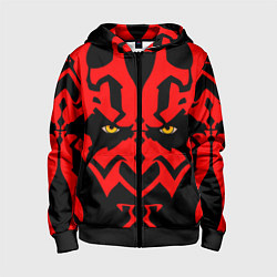 Детская толстовка на молнии Лицо Дарт Мола