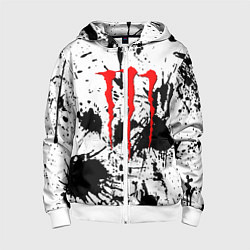 Детская толстовка на молнии Monster energy краски