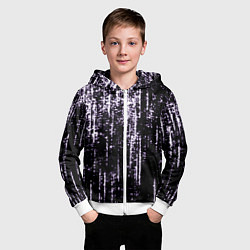 Толстовка на молнии детская Shade purple, цвет: 3D-белый — фото 2