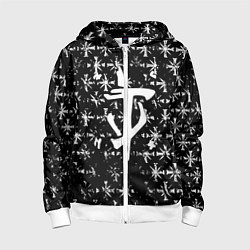 Детская толстовка на молнии Doom x farcry game