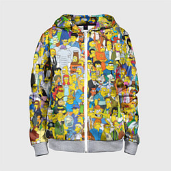 Детская толстовка на молнии Simpsons Stories