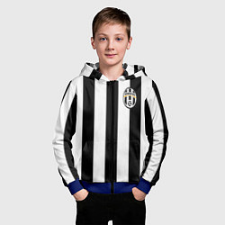 Толстовка на молнии детская Juventus: Pirlo, цвет: 3D-синий — фото 2