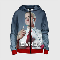 Детская толстовка на молнии Eminem Fire