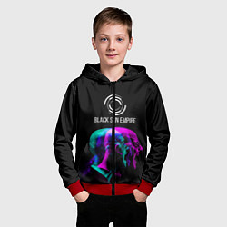 Толстовка на молнии детская Black Sun Empire Rage, цвет: 3D-красный — фото 2