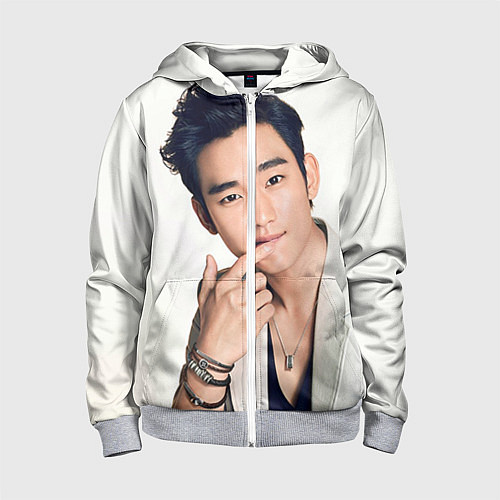 Детская толстовка на молнии Kim Soo-hyeon / 3D-Меланж – фото 1