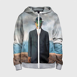 Толстовка на молнии детская Сын человеческий, цвет: 3D-меланж