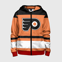 Толстовка на молнии детская Philadelphia Flyers, цвет: 3D-красный