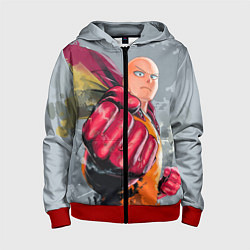 Детская толстовка на молнии One Punch Man Fist