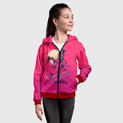 Толстовка на молнии детская So we are actually doing this?, цвет: 3D-красный — фото 2