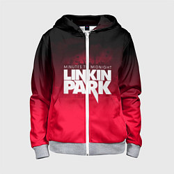 Детская толстовка на молнии Linkin Park: Minutes to midnight