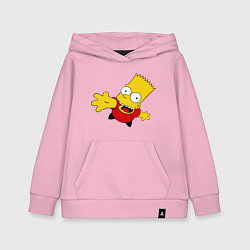 Толстовка детская хлопковая Simpsons 8, цвет: светло-розовый