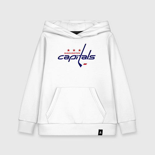 Детская толстовка-худи Washington Capitals / Белый – фото 1