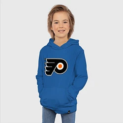 Толстовка детская хлопковая Philadelphia Flyers, цвет: синий — фото 2
