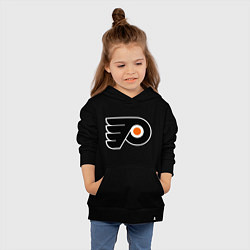 Толстовка детская хлопковая Philadelphia Flyers, цвет: черный — фото 2