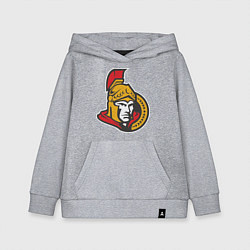 Толстовка детская хлопковая Ottawa Senators, цвет: меланж