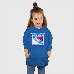 Толстовка детская хлопковая New York Rangers, цвет: синий — фото 2