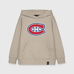 Толстовка детская хлопковая Montreal Canadiens, цвет: миндальный