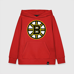 Толстовка детская хлопковая Boston Bruins, цвет: красный