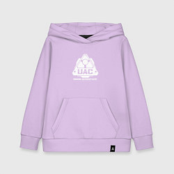 Толстовка детская хлопковая UAC, цвет: лаванда