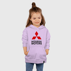 Толстовка детская хлопковая Mitsubishi, цвет: лаванда — фото 2