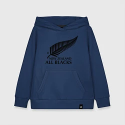 Толстовка детская хлопковая New Zeland: All blacks, цвет: тёмно-синий