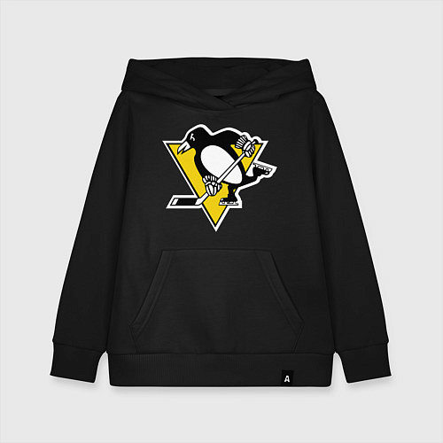 Детская толстовка-худи Pittsburgh Penguins / Черный – фото 1