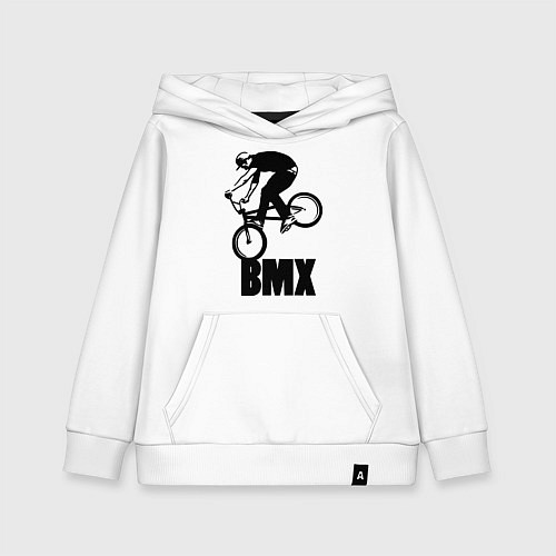 Детская толстовка-худи BMX 3 / Белый – фото 1