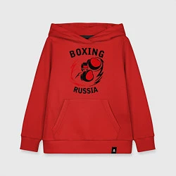 Детская толстовка-худи Boxing Russia Forever