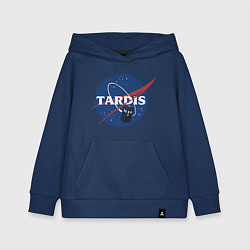 Толстовка детская хлопковая Tardis NASA, цвет: тёмно-синий