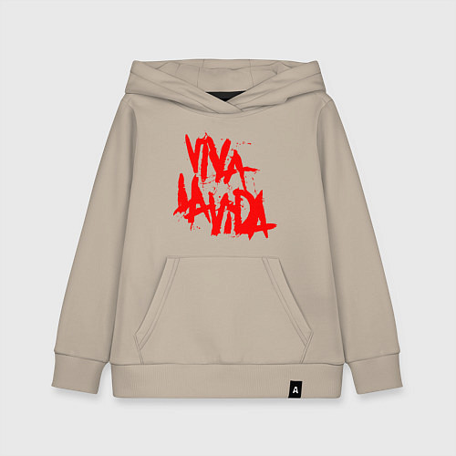 Детская толстовка-худи Viva La Vida / Миндальный – фото 1