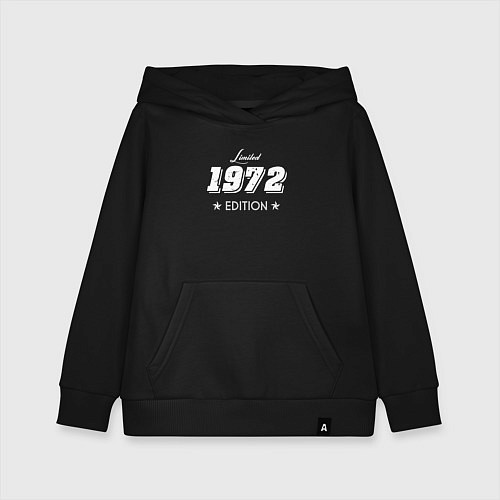 Детская толстовка-худи Limited Edition 1972 / Черный – фото 1