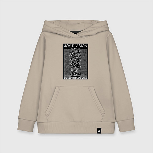 Детская толстовка-худи Joy Division: Unknown Pleasures / Миндальный – фото 1