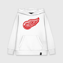 Толстовка детская хлопковая Detroit Red Wings: Pavel Datsyuk, цвет: белый