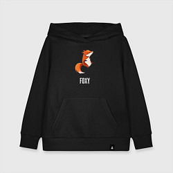 Толстовка детская хлопковая Little Foxy, цвет: черный