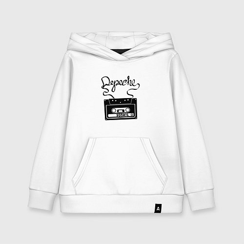 Детская толстовка-худи Depeche Mode: Tape / Белый – фото 1