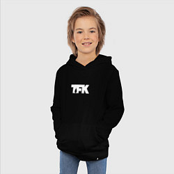 Толстовка детская хлопковая TFK: White Logo, цвет: черный — фото 2