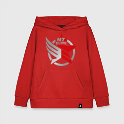 Толстовка детская хлопковая N7 Elite, цвет: красный