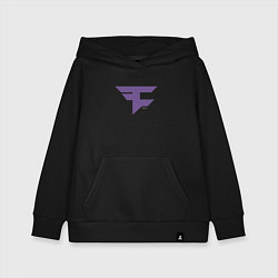 Толстовка детская хлопковая Faze Clan Ultraviolet, цвет: черный