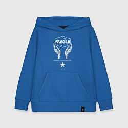 Толстовка детская хлопковая Fragile Express, цвет: синий
