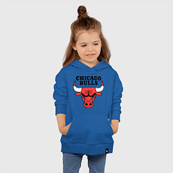 Толстовка детская хлопковая Chicago Bulls, цвет: синий — фото 2