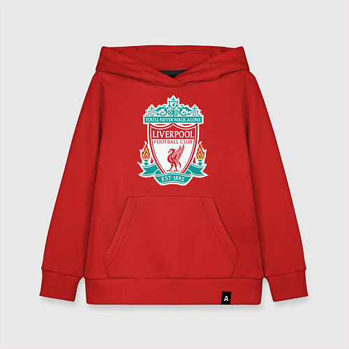 Детская толстовка-худи Liverpool FC / Красный – фото 1