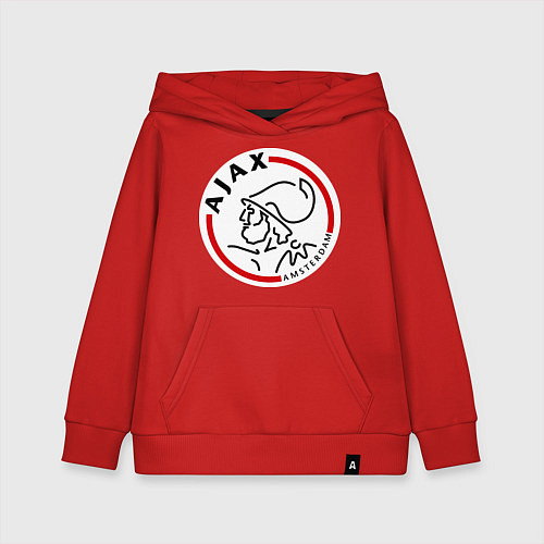 Детская толстовка-худи Ajax FC / Красный – фото 1
