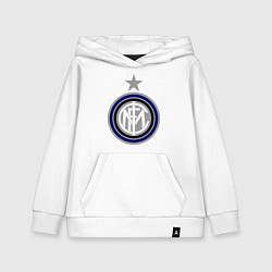 Толстовка детская хлопковая Inter FC, цвет: белый