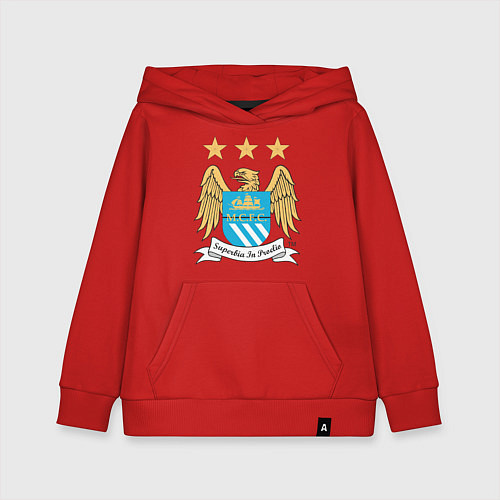 Детская толстовка-худи Manchester City FC / Красный – фото 1