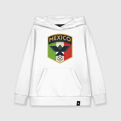 Детская толстовка-худи Mexico Football / Белый – фото 1