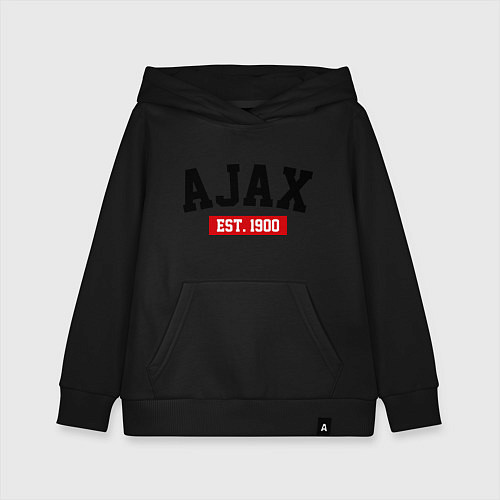 Детская толстовка-худи FC Ajax Est. 1900 / Черный – фото 1